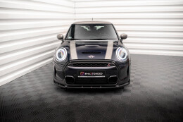 Cup Spoilerlippe Front Ansatz V.2 für Mini Cooper S F56 FL schwarz Hochglanz