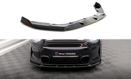 Cup Spoilerlippe Front Ansatz V.2 passend für Mini Cooper S F56 Facelift schwarz Hochglanz