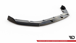 Cup Spoilerlippe Front Ansatz V.2 passend für Mini Cooper S F56 Facelift schwarz Hochglanz