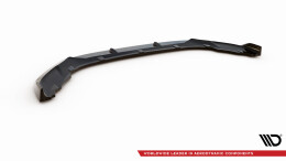 Cup Spoilerlippe Front Ansatz V.2 passend für Mini Cooper S F56 Facelift schwarz Hochglanz