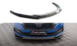 Cup Spoilerlippe Front Ansatz V.2 passend für Skoda Octavia Sportline Mk4 schwarz Hochglanz