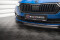 Cup Spoilerlippe Front Ansatz V.2 passend für Skoda Octavia Sportline Mk4 schwarz Hochglanz