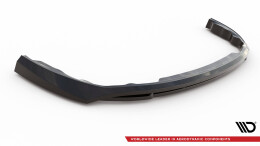 Cup Spoilerlippe Front Ansatz passend für Renault Megane GT Line Grandtour Mk3 Facelift schwarz Hochglanz