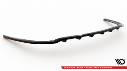 Mittlerer Cup Diffusor Heck Ansatz DTM Look passend für Renault Megane GT Line Grandtour Mk3 Facelift schwarz Hochglanz