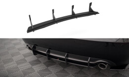 Street Pro Heckschürze Heck Ansatz Diffusor passend für Audi A4 S-Line B7 schwarz-rot