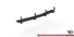 Street Pro Heckschürze Heck Ansatz Diffusor passend für Audi A4 S-Line B7 schwarz-rot