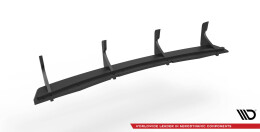 Street Pro Heckschürze Heck Ansatz Diffusor passend für Audi A4 S-Line B7 schwarz-rot