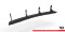 Street Pro Heckschürze Heck Ansatz Diffusor passend für Audi A4 S-Line B7 schwarz-rot