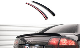 Heck Spoiler Aufsatz Abrisskante für Audi A4 Limo S-Line B7 schwarz Hochglanz