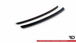 Heck Spoiler Aufsatz Abrisskante passend für Audi A4 Limousine S-Line B7 schwarz Hochglanz