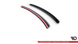 Heck Spoiler Aufsatz Abrisskante passend für Audi A4 Limousine S-Line B7 schwarz Hochglanz