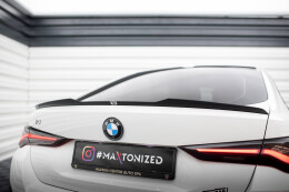 Heck Spoiler Aufsatz Abrisskante für BMW i4 M-Paket G26 schwarz Hochglanz