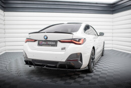 Heck Spoiler Aufsatz Abrisskante passend für BMW i4 / / M440i / 4 Gran Coupe M-Paket G26 schwarz Hochglanz