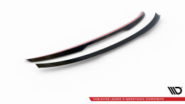 Heck Spoiler Aufsatz Abrisskante passend für BMW i4 / / M440i / 4 Gran Coupe M-Paket G26 schwarz Hochglanz