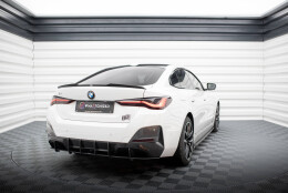 Street Pro Heckschürze Heck Ansatz Diffusor passend für BMW i4 M-Paket G26 SCHWARZ