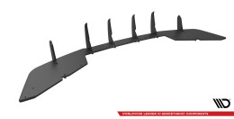 Street Pro Heckschürze Heck Ansatz Diffusor passend für BMW i4 M-Paket G26 SCHWARZ