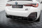 Street Pro Heckschürze Heck Ansatz Diffusor passend für BMW i4 M-Paket G26 schwarz-rot