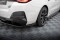 Mittlerer Cup Diffusor Heck Ansatz V.2 passend für BMW i4 M-Paket G26 schwarz Hochglanz