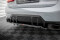 Mittlerer Cup Diffusor Heck Ansatz V.1 passend für BMW M340i G20 / G21 Facelift schwarz Hochglanz
