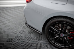 Heck Ansatz Flaps Diffusor für BMW M340i G20 / G21 Facelift schwarz Hochglanz