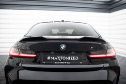 Heck Spoiler Aufsatz Abrisskante 3D passend für BMW M340i / 3 M-Paket / M3 Limousine G20 schwarz Hochglanz