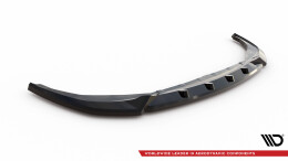 Cup Spoilerlippe Front Ansatz V.1 für BMW 3er M340i / M-Paket G20 / G21 FL schwarz Hochglanz