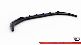 Cup Spoilerlippe Front Ansatz V.1 für BMW 3er M340i / M-Paket G20 / G21 FL schwarz Hochglanz