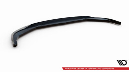 Cup Spoilerlippe Front Ansatz V.2 für BMW 3er M340i / M-Paket G20 / G21 FL schwarz Hochglanz