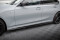 Seitenschweller Ansatz Cup Leisten passend für BMW 3er M340i / M-Paket G20 / G21 Facelift schwarz Hochglanz