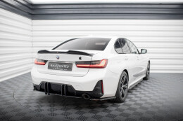 Street Pro Heckschürze Heck Ansatz Diffusor für BMW 3er M-Paket G20 / G21 Facelift SCHWARZ