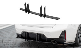 Street Pro Heckschürze Heck Ansatz Diffusor passend für BMW 3er M-Paket G20 / G21 Facelift SCHWARZ