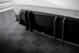 Street Pro Heckschürze Heck Ansatz Diffusor passend für BMW 3er M-Paket G20 / G21 Facelift SCHWARZ