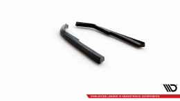 Heck Ansatz Flaps Diffusor passend für BMW M-Paket G20 / G21 Facelift schwarz Hochglanz