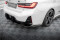 Heck Ansatz Flaps Diffusor für BMW M-Paket G20 / G21 Facelift schwarz Hochglanz