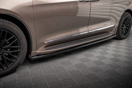 Seitenschweller Ansatz Cup Leisten passend für Chrysler Pacifica Mk2 schwarz Hochglanz
