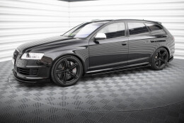 Seitenschweller Flaps passend für Audi RS6 Avant C6 FLAPS HOCHGLANZ