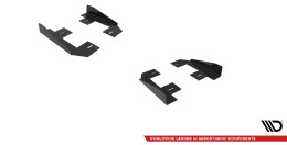 Seitenschweller Flaps passend für Audi RS6 Avant C6 schwarz Hochglanz