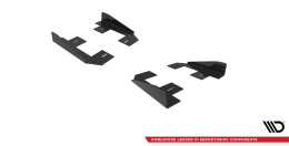 Seitenschweller Flaps passend für Audi RS6 Avant C6 schwarz Hochglanz