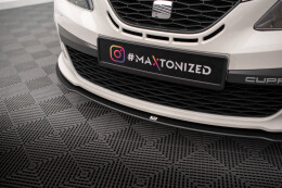 Street Pro Cup Spoilerlippe Front Ansatz für Seat Ibiza Sport Coupe Mk4
