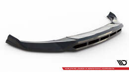 Cup Spoilerlippe Front Ansatz passend für BMW X3 M-Paket G01 Facelift / iX3 M-Paket G08 Facelift schwarz Hochglanz
