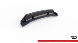 Mittlerer Cup Diffusor Heck Ansatz DTM Look passend für BMW X3 M-Paket G01 Facelift schwarz Hochglanz
