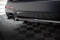 Mittlerer Cup Diffusor Heck Ansatz DTM Look passend für BMW X3 M-Paket G01 Facelift schwarz Hochglanz