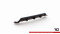 Mittlerer Cup Diffusor Heck Ansatz DTM Look passend für BMW X3 M-Paket G01 Facelift schwarz Hochglanz