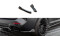 Heck Ansatz Flaps Diffusor passend für BMW X3 M-Paket G01 Facelift schwarz Hochglanz