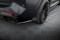 Heck Ansatz Flaps Diffusor passend für BMW X3 M-Paket G01 Facelift schwarz Hochglanz