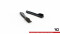 Heck Ansatz Flaps Diffusor passend für BMW X3 M-Paket G01 Facelift schwarz Hochglanz
