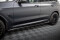 Seitenschweller Ansatz Cup Leisten passend für BMW X3 M-Paket G01 Facelift schwarz Hochglanz