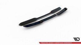 Heck Spoiler Aufsatz Abrisskante passend für Toyota Highlander Mk4 schwarz Hochglanz
