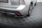 Heck Ansatz Flaps Diffusor für Toyota Highlander Mk4 schwarz Hochglanz