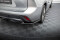 Heck Ansatz Flaps Diffusor passend für Toyota Highlander Mk4 schwarz Hochglanz